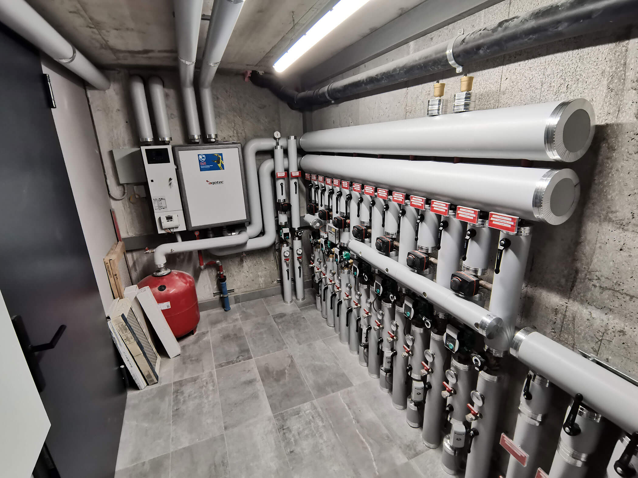 Heizraum mit Heizungsanlage - Kiechbacher Wahlen